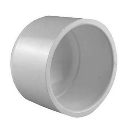 Charlotte Pipe And Foundry PVC 02116 0600 0.5 in. PVC Pipe Cap in White 5666797